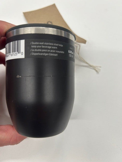 GSI Glacier Stainless 6.5 fl oz Doppio Black - Seconds