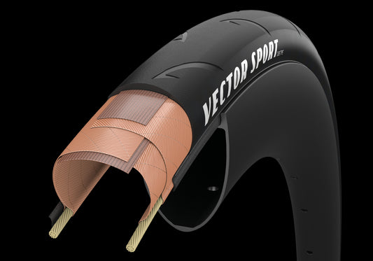 Goodyear Vector Sport Tube Tyre 700 x 25C