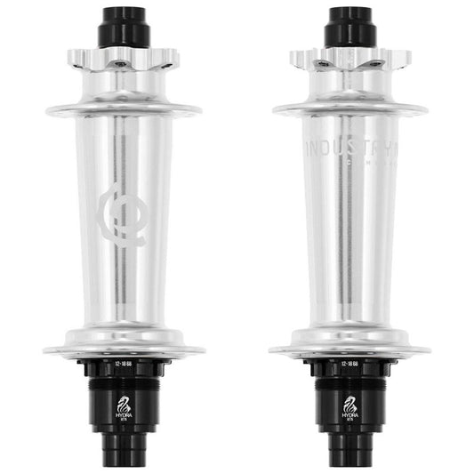 Industry Nine Hydra Classic Fatbike 32h 6 Bolt Silver Hubset 15x150 12x197 MS