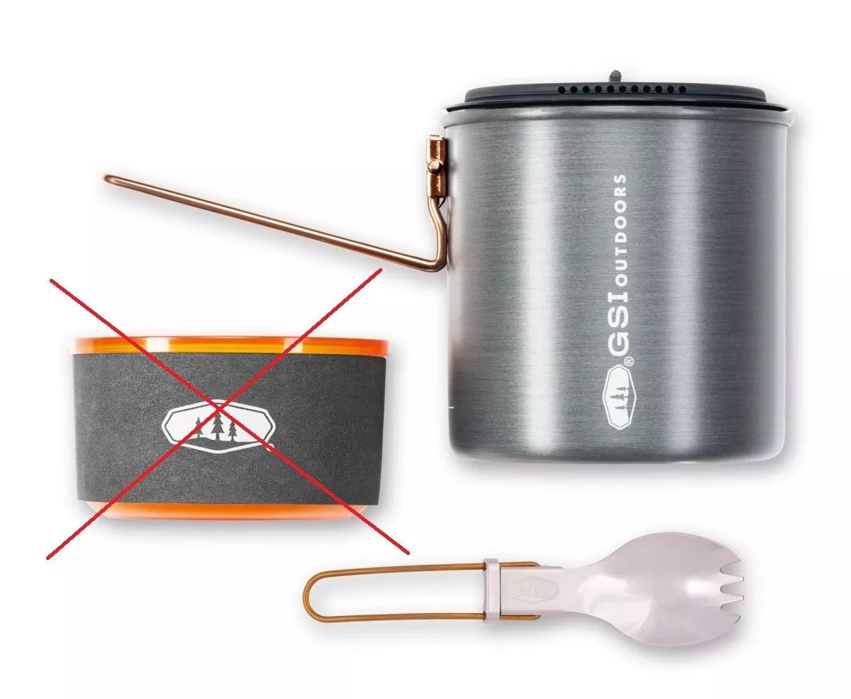 GSI Outdoors Halulite Soloist Camping Cooking Pot - Seconds