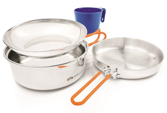 GSI Glacier Stainless 1 Person Mess Kit - Seconds